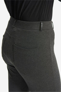 Joseph Ribkoff Faux Leather Detail Pants - Style 214249, side