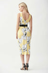 Joseph Ribkoff Sleeveless Dress with Belt - Style 221055, back