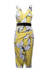 Joseph Ribkoff Sleeveless Dress with Belt - Style 221055, front3
