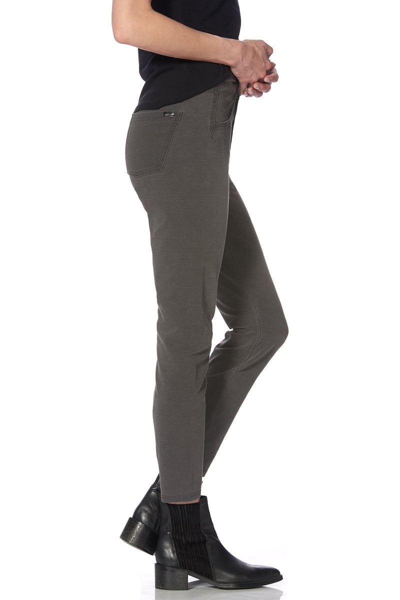 HUE Super Soft Stretch Denim Leggings - Style 22818, side, grey