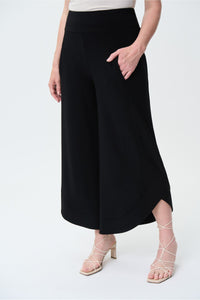 Joseph Ribkoff Wide Leg Crop Pants - Style 231059, front