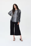 Joseph Ribkoff Wide Leg Crop Pant - Style 231121, front2
