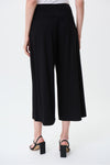 Joseph Ribkoff Wide Leg Crop Pant - Style 231121, back, black