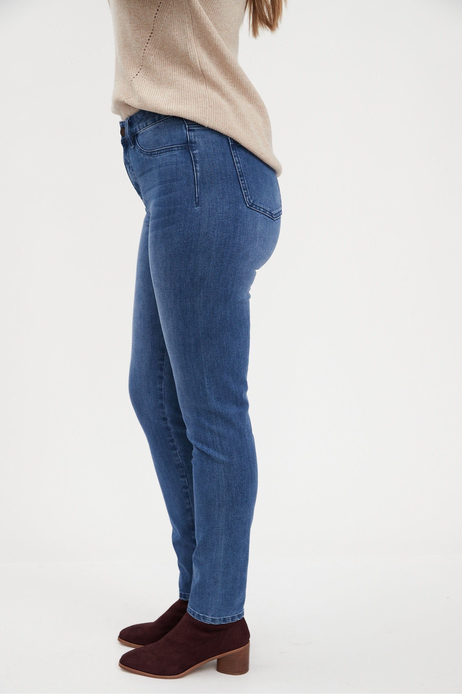 FDJ Olivia Seamless Stretch Jeans - Style 2337902, side