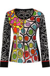 Dolcezza Zip-Up Jacket - Style 23709, front