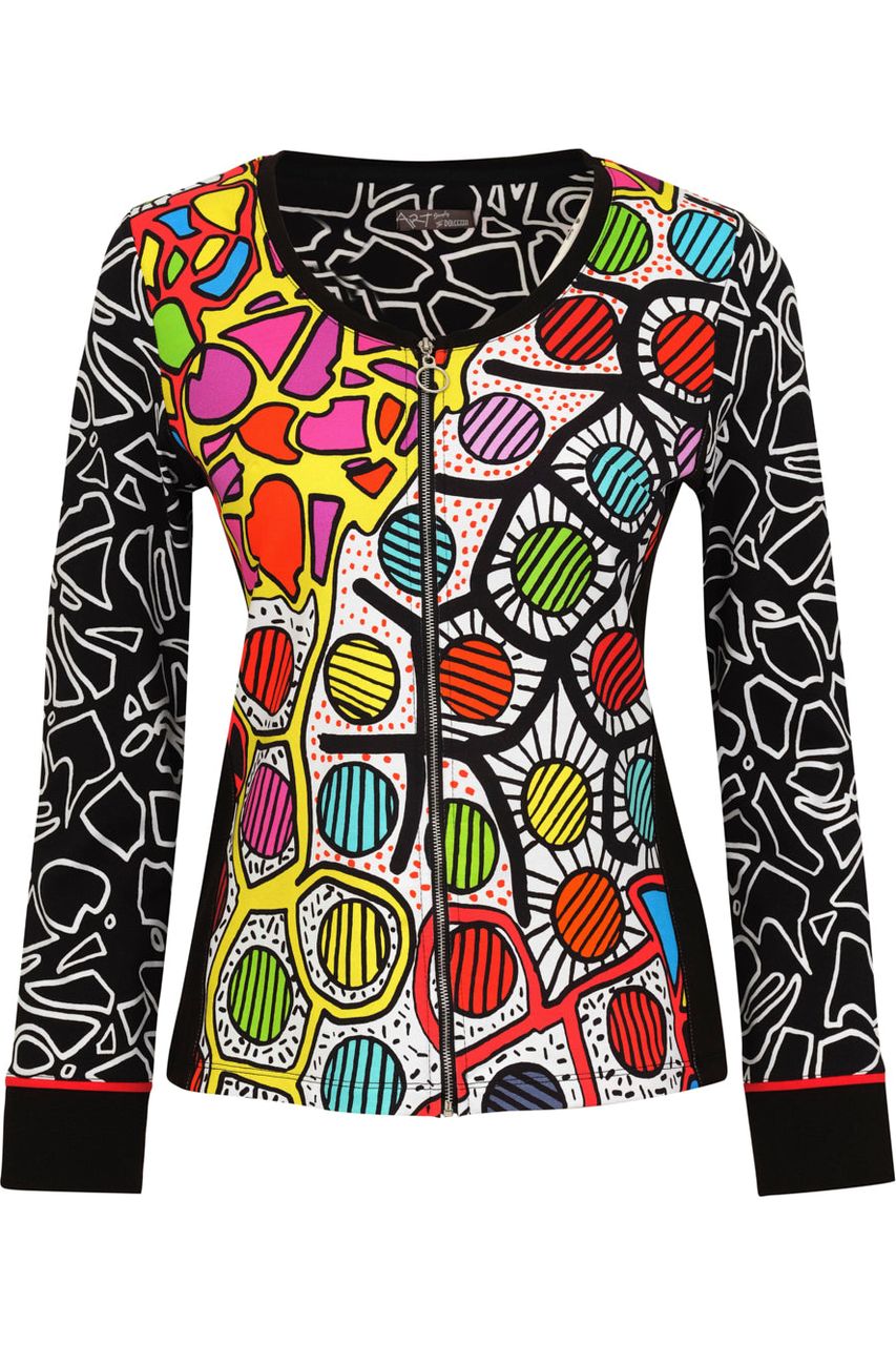 Dolcezza Zip-Up Jacket - Style 23709, front