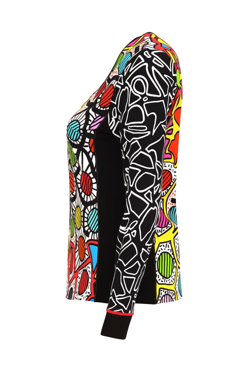 Dolcezza Zip-Up Jacket - Style 23709, side