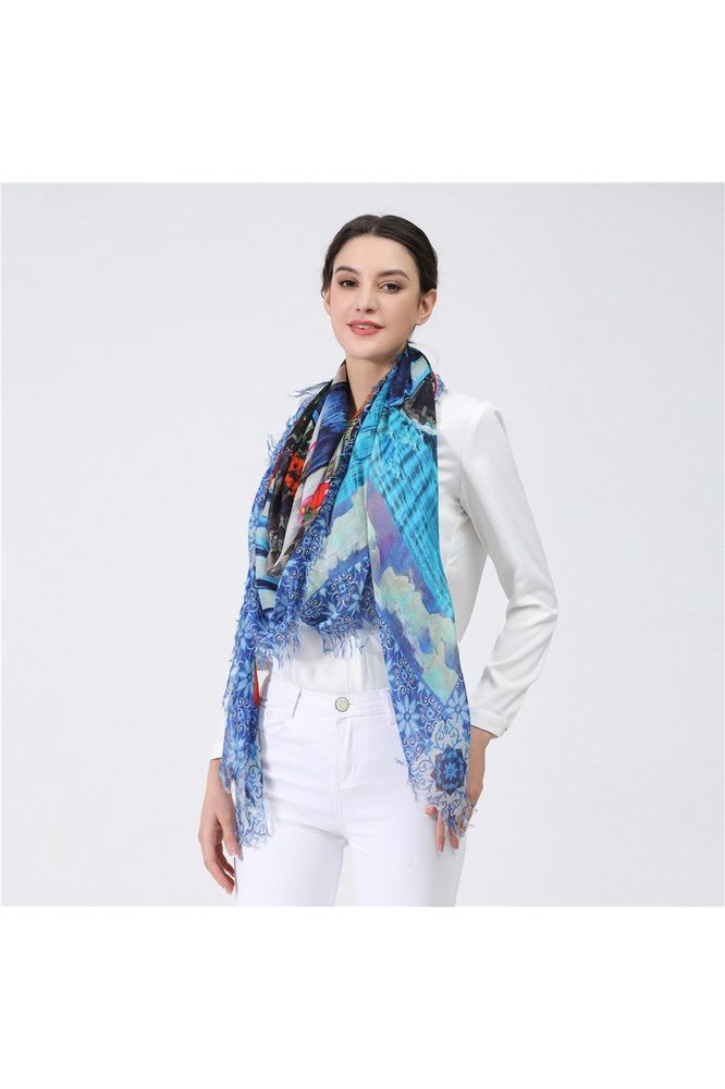 Love's Pure Light "Windows Doors and Gateways" Silk Shawl - Style D-350, fig2