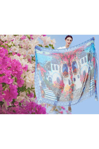 Love's Pure Light "Windows Doors and Gateways" Silk Shawl - Style D-350