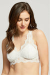 Fleur't Lace T-Back Belle Epoque Bralette - Style 612, front, chantilly