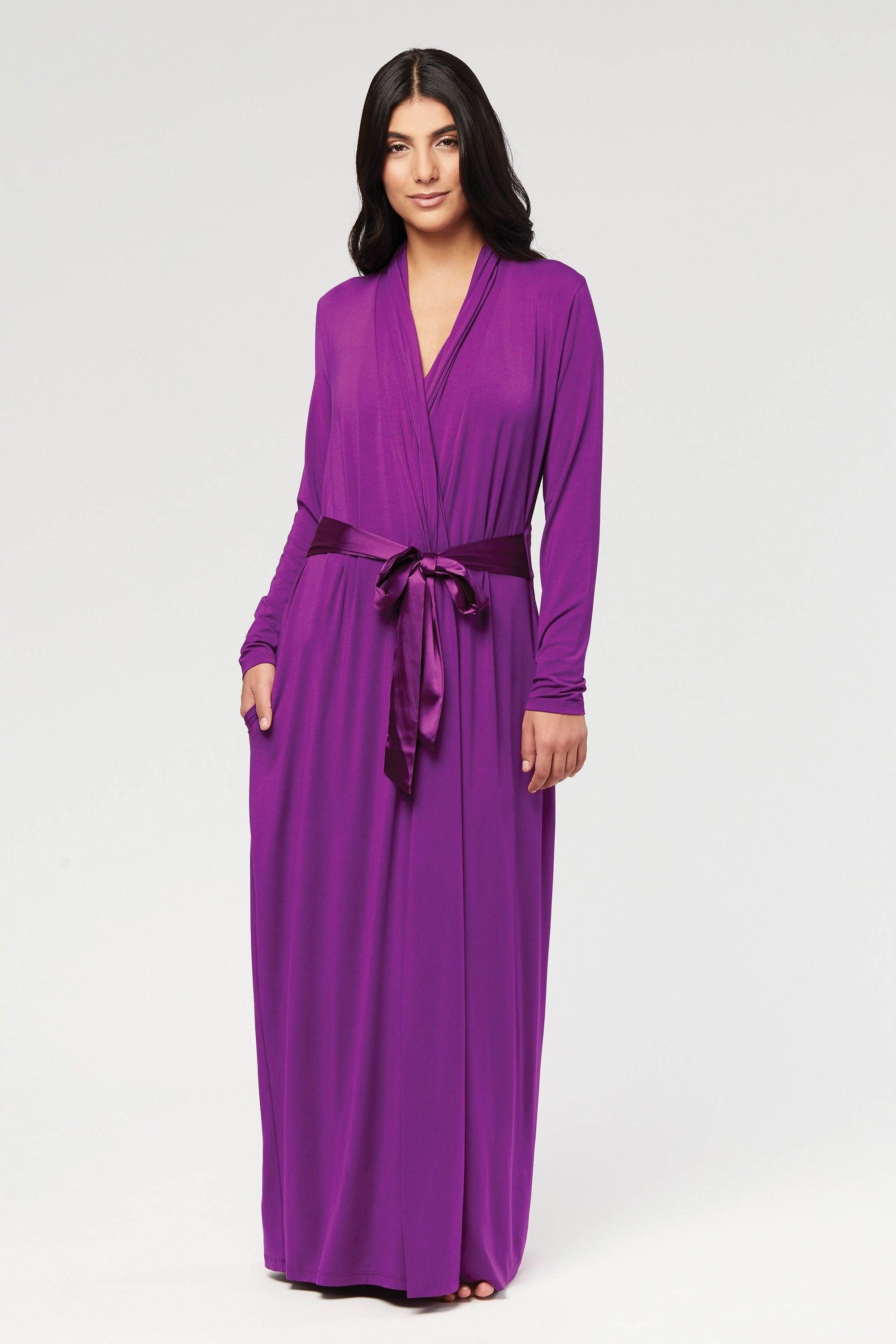 Fleur't Iconic Long Robe - Style 621, closed