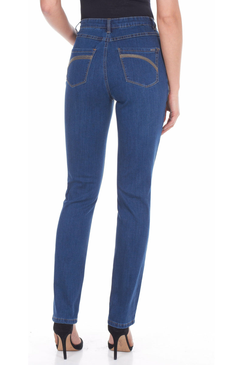 FDJ Suzanne Slim Leg Jean - Style 6473250, delight, back