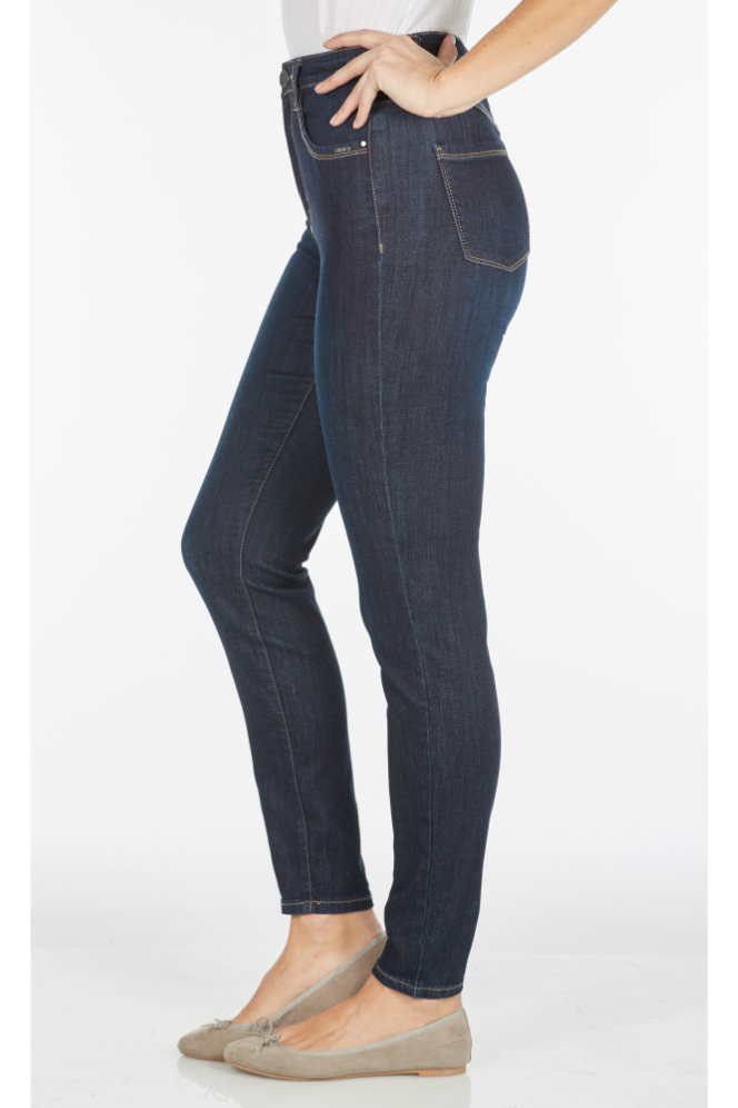 FDJ Petite Suzanne Cool Denim Slim Leg Jean - Style 8705630, model, side