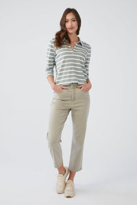 FDJ Peggy Straight Leg Crop - Style 6850511, front