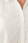 FDJ Sleeveless Cotten Eyelet Blouse - Style 7739741, eyelet closeup
