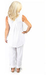 Shannon Passero Katie Tank Top - Style 797, back, white, model