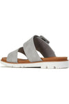 Los Cabos Sandal - Style Asha, inside angle, light grey