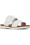 Los Cabos Sandal - Style Asha, front angle, white