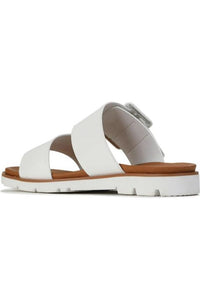 Los Cabos Sandal - Style Asha, inside angle, white