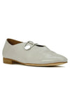 EOS Flat Dress Shoe - Style Corrie, front angle, stone