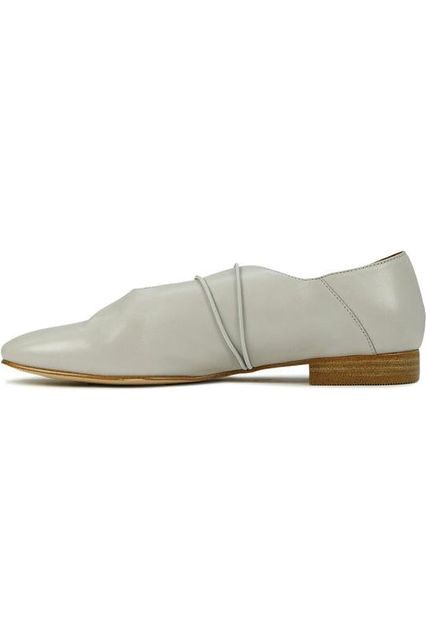 EOS Flat Dress Shoe - Style Corrie, inside, stone