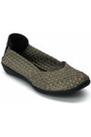 Bernie Mev Slip-On Flat Shoes, Style Catwalk, bronze, side