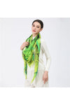 Love's Pure Light "Green Oh that Refreshing Green" Silk Shawl - Style D-351, fig3