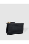 Louenhide Delta Wallet - Style 1628, front angle, black