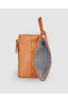 Louenhide Delta Wallet - Style 1628, open zip, honey