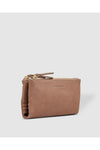 Louenhide Delta Wallet - Style 1628, front angle, mocha