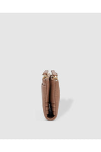 Louenhide Delta Wallet - Style 1628, side, mocha
