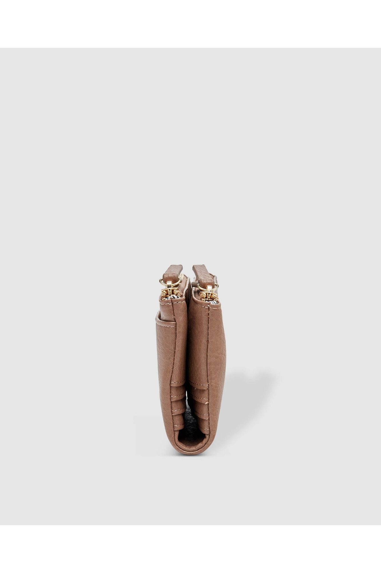 Louenhide Delta Wallet - Style 1628, side, mocha