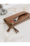 Louenhide Delta Wallet - Style 1628, with money, mocha