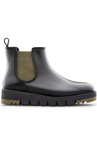  Cougar Chelsea Rain Boot - Style Firenze, black, outside