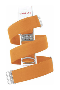 Unbelts Silver Buckle - Style UBC-MSL - Honey Mustard