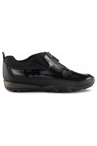 Cougar Patent Waterproof Rain Shoe - Style Howdoo, black, side