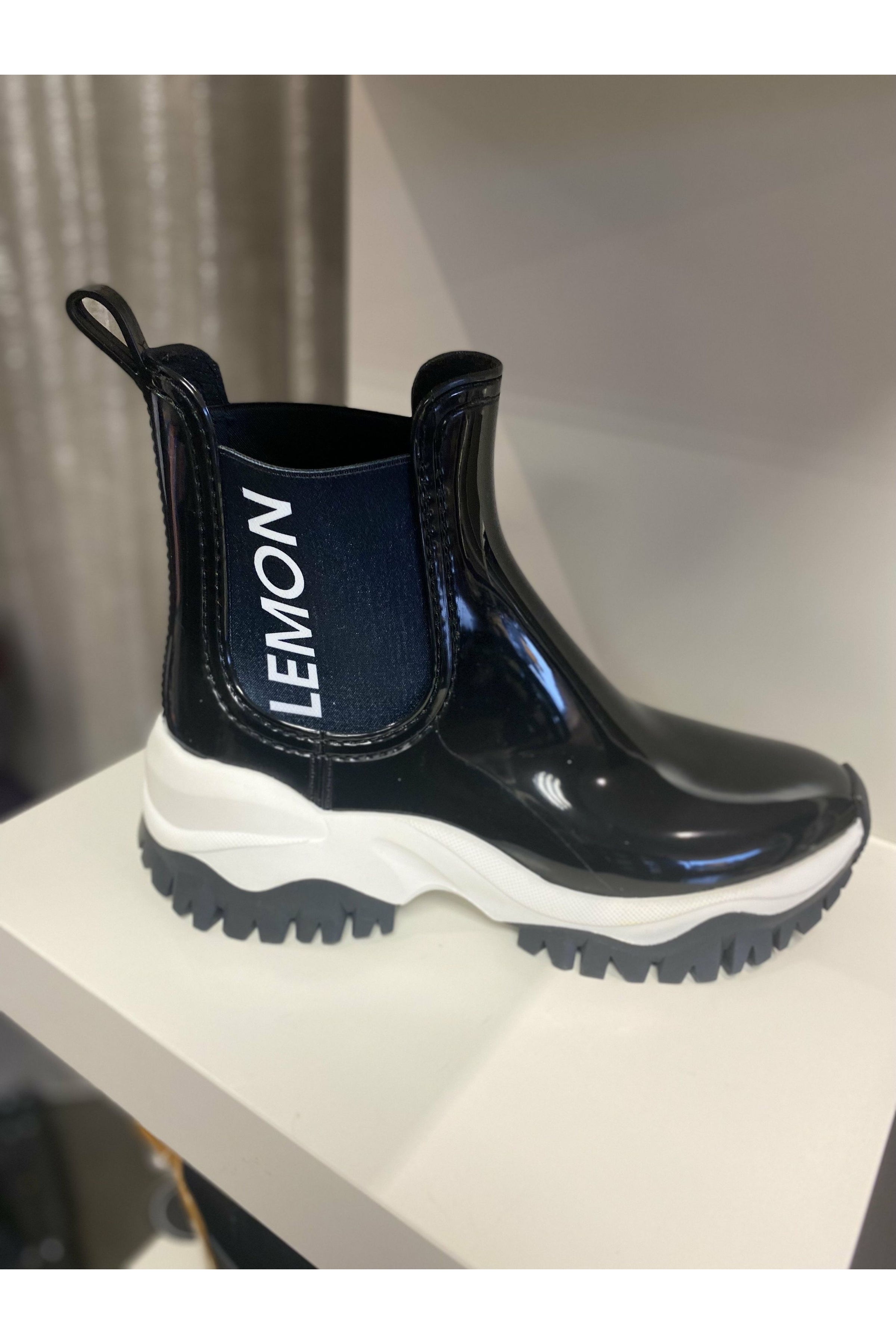 Lemon Jelly Jayden Ankle Rain Boot, black2