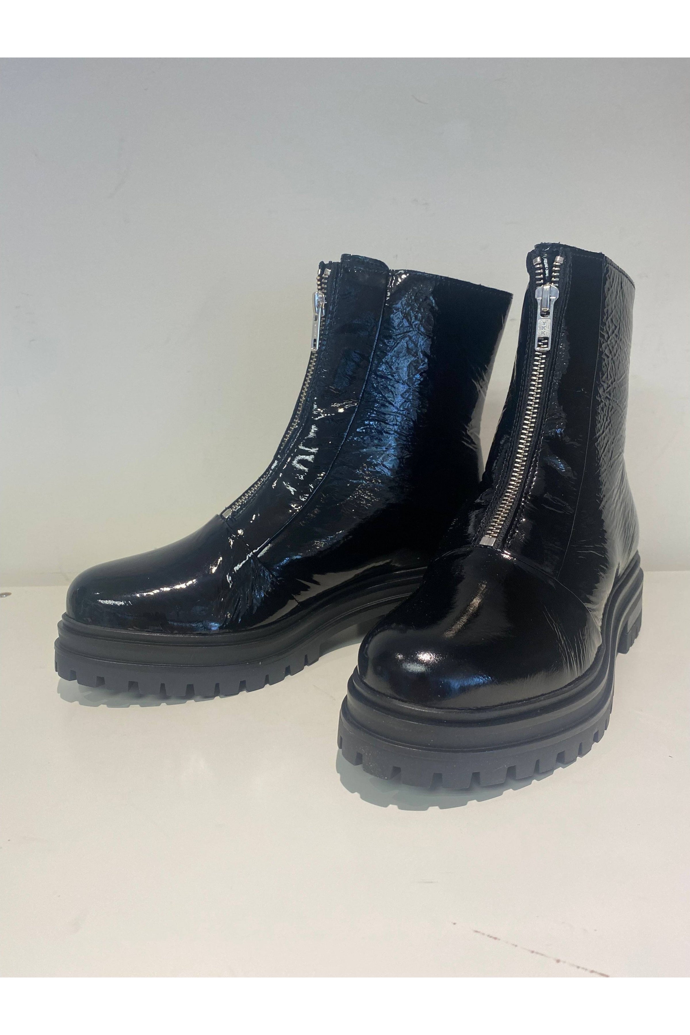 Miz Mooz Patent Ankle Boot - Style Lyle, pair1