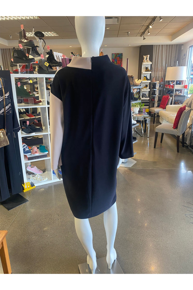 Joseph Ribkoff Colour-Blocked Dress - Style 223289, back