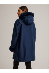 Nikki Jones Reversible Faux Fur Coat - Style K4129RK-164