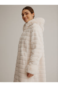 Nikki Jones Reversible Faux Fur Coat - Style K4129RK-164