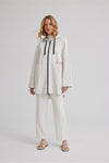 Nikki Jones High-Low Hooded Jacket - Style K5451RN-335, front