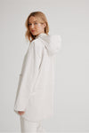 Nikki Jones High-Low Hooded Jacket - Style K5451RN-335, back