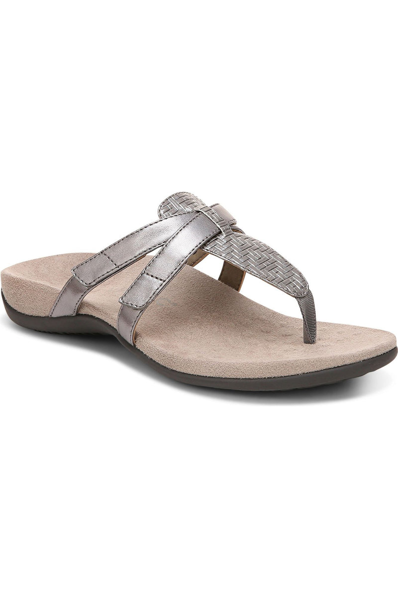 Vionic Toe Post Sandal - Style Karley, front angle