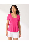 Tommy Bahama Ashby Short-Sleeve T-Shirt - Style SW221034, bright blush, front