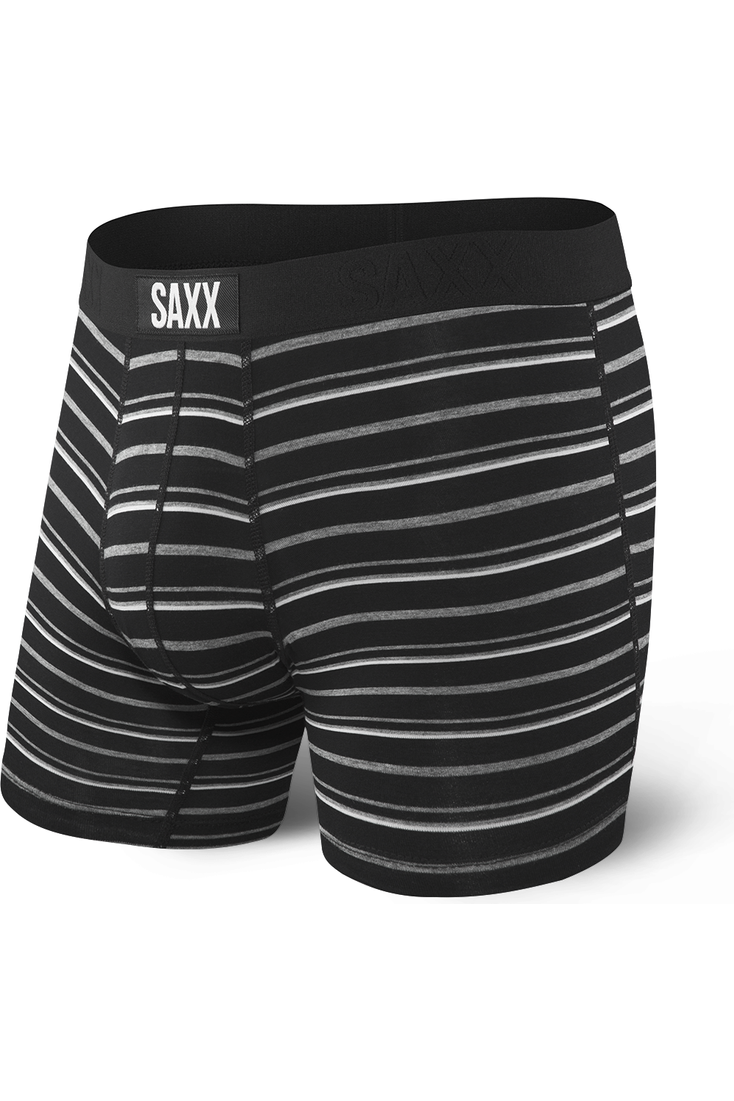Saxx Vibe Modern Fit Boxer - Style SXBM35, black coast, front