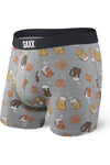 Saxx Vibe Modern Fit Boxer - Style SXBM35, grey beer, front