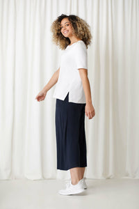 Sympli Bamboo Crew Neck T-Shirt - Style T4200, side2, white