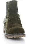Bos & Co Waterproof Ankle Boot - Style Barb, front, olive