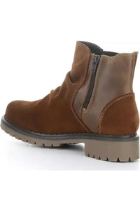 Bos & Co Waterproof Ankle Boot - Style Barb, inside, camel